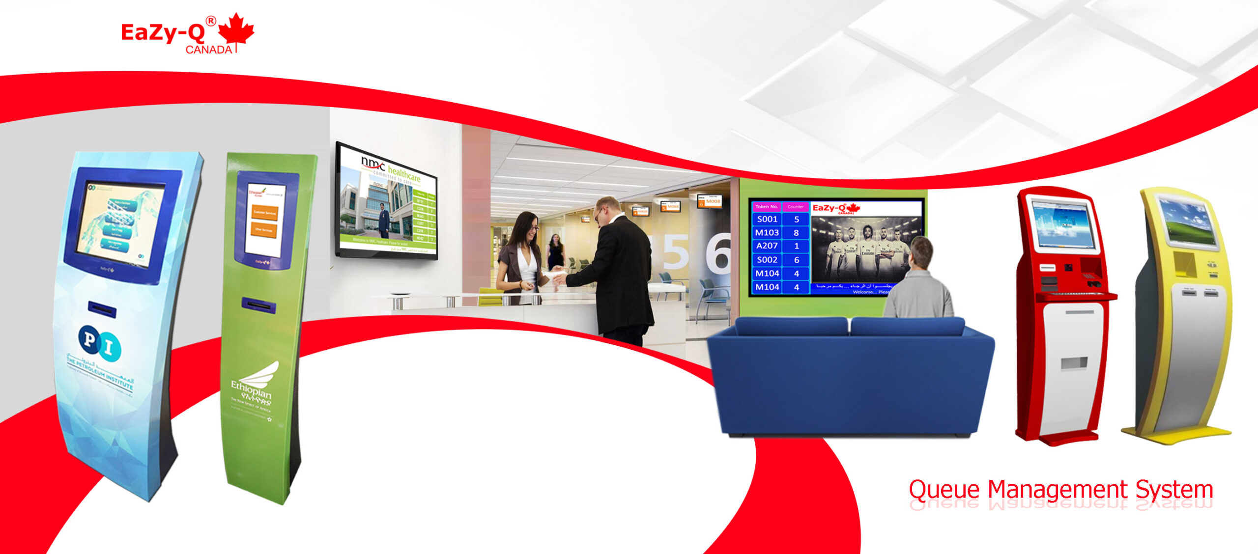 EaZy-Q TV Based Digital Signage Solution in Dubai